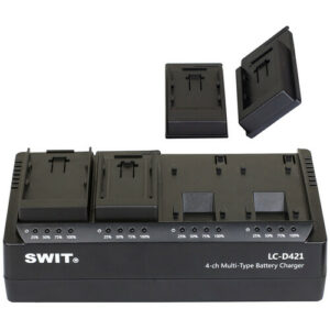 SWIT LC-D421 SONY四通道可換扣板DV電池充電器 充電器