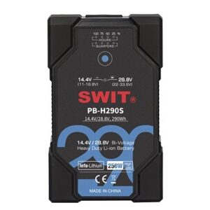 SWIT PB-H290S 290Wh智能雙電壓鋰電池 電池 / 充電器