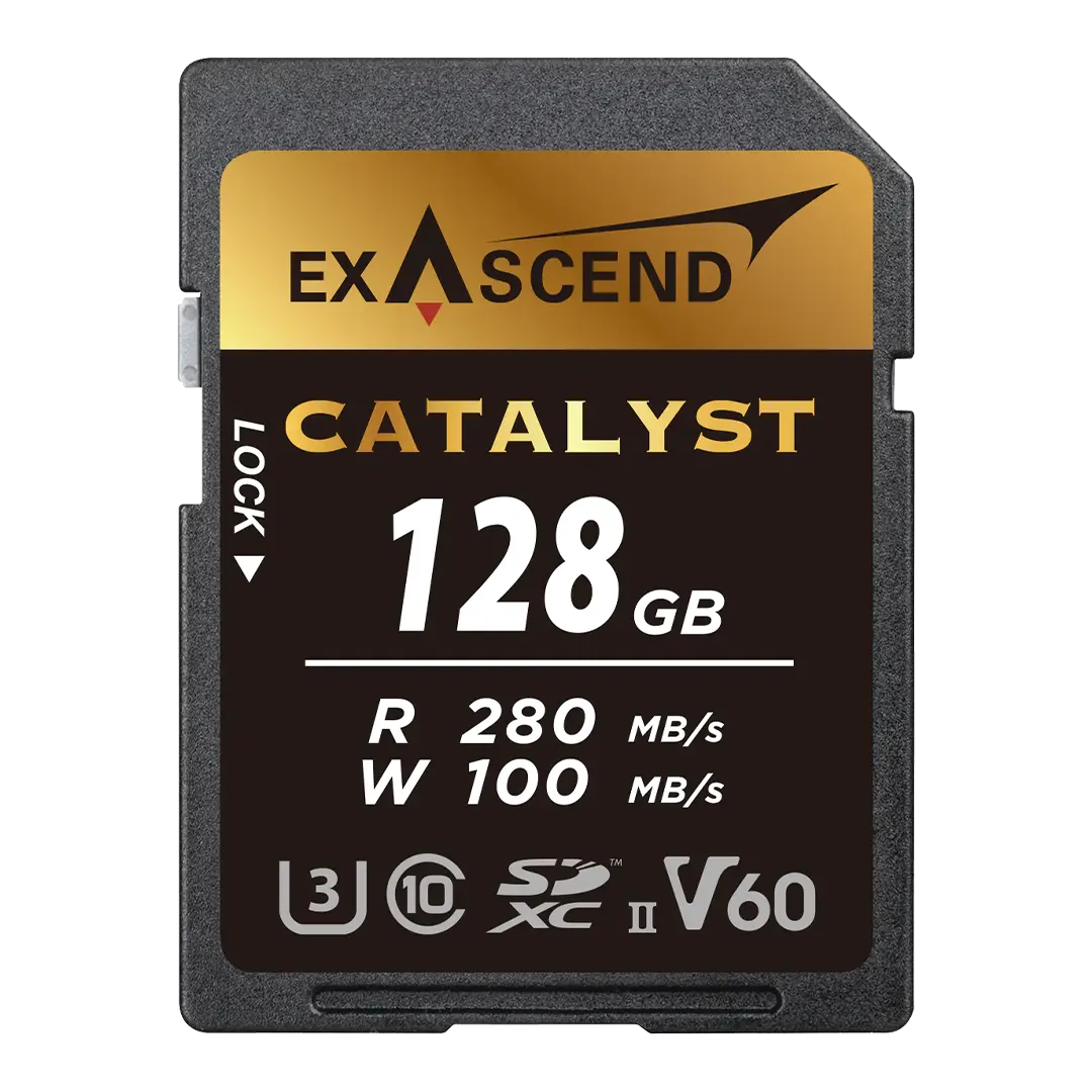 Exascend Catalyst 系列 UHS-II V60 SD 記憶卡 (128GB) SD 卡