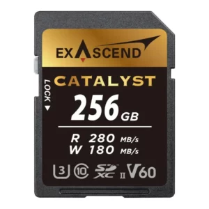 Exascend Catalyst 系列 UHS-II V60 SD 記憶卡 (256GB) SD 卡 Exascend Catalyst 系列 UHS-II V60 SD 記憶卡 (256GB)