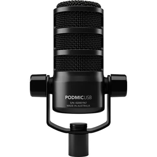 Rode PodMic USB 動圈式廣播錄音麥克風 (黑色) 錄音設備 Rode PodMic USB 動圈式廣播錄音麥克風 (黑色) 錄音設備