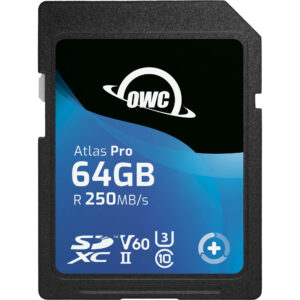 [預定需要6-8天] OWC Atlas Pro SDXC UHS-II V60 記憶卡 (64GB) 記憶卡 / 儲存裝置