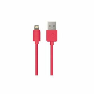 NEWERTECH USB to Lightning Cables 傳輸線 (0.5m/粉紅色) 電子產品