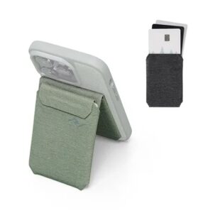 Peak Design Mobile Wallet 易快扣隱形可立式手機卡片夾 (灰綠色) 手機攝影