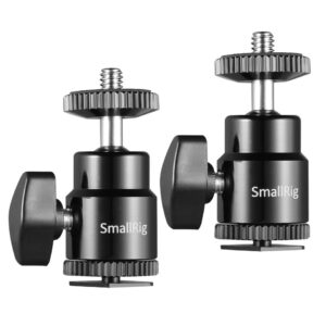 SmallRig 2059 1/4″ Camera Hot shoe Mount with Additional 1/4″ Screw 相機熱靴座 (2件裝) 其他配件