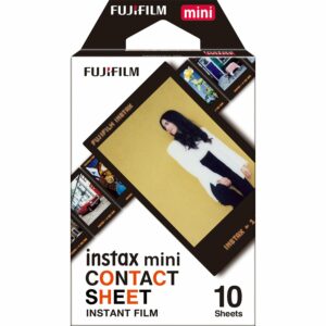 富士 FUJIFILM Instax Mini 即影即有方型相紙 – Contact Sheet (10 張) 即影即有相紙