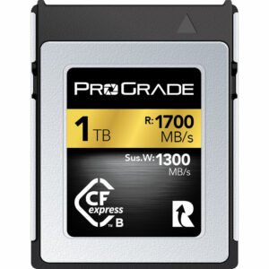 ProGrade Digital CFexpress 2.0 Type B Gold 記憶卡 (1TB) 3Business x JB Mall 復活節優惠