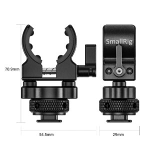 SmallRig BSM2352 Shotgun Microphone Holder 槍式麥克風支架 (冷靴) 咪高峰配件