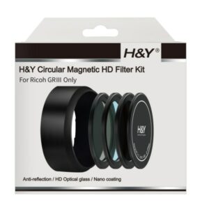 H&Y Circular Magnetic HD Filter Kit 磁石濾鏡套裝 (Ricoh GRIII專用) 濾鏡