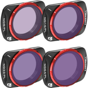 Freewell DJI Osmo Pocket 3 Filters 濾鏡套裝 (Bright Day/4Pack) 濾鏡