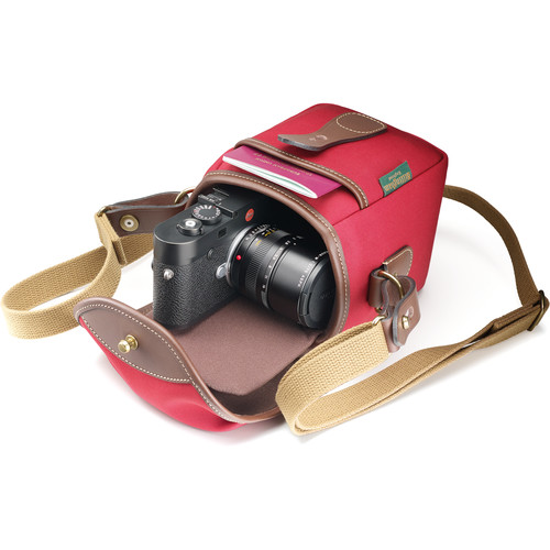 白金漢 Billingham 72 小型相機袋 (酒紅色帆布/巧克力皮革) 相機袋