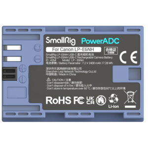 SmallRig 4264 LP-E6NH USB-C 直充相機電池 電池 / 充電器