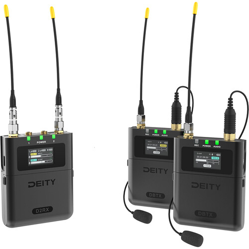 DEITY Theos 2-Person Wireless Microphone 內錄帶時碼功能 收音咪