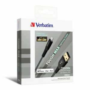 Verbatim Tough Max Lightning 至 USB-A 充電傳輸線 (200cm) 傳輸線