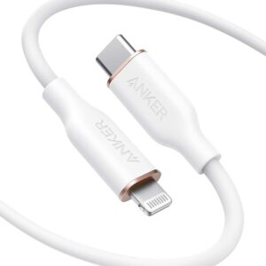 ANKER Powerline III Flow USB-C – Lightning 充電線 (0.9m/白色） 傳輸線