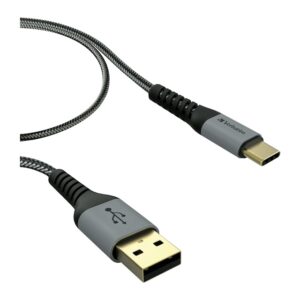 Verbatim Tough Max Kevlar Type C to USB-A Cable 充電傳輸線 (200cm) 傳輸線