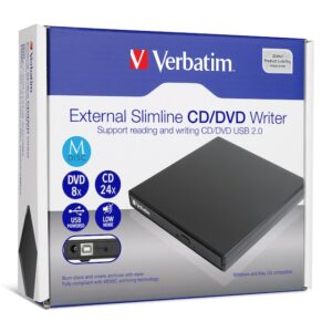Verbatim 便攜式CD/DVD刻錄機 桌面配件