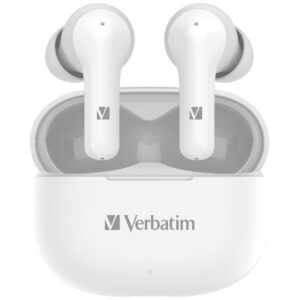 Verbatim 5.3 ENC 和 ANC TWS 無線藍牙耳機 (白色) 個人影音設備