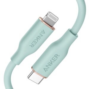 ANKER Powerline III Flow USB-C – Lightning 充電線 (0.9m/綠色) 傳輸線