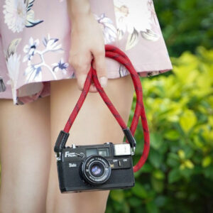A-MoDe 120cm Camera Strap 法國Beal登山繩 (黑紅色) 相機帶