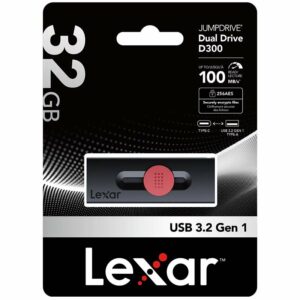 Lexar JUMPDRIVE D300 USB3.1 YPTE-C OTG Flash Drive 隨身碟 (32GB) USB手指