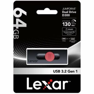 Lexar JUMPDRIVE D300 USB3.1 YPTE-C OTG Flash Drive 隨身碟 (64GB) USB手指