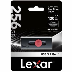 Lexar JUMPDRIVE D300 USB3.1 YPTE-C OTG Flash Drive 隨身碟 (256GB) USB手指