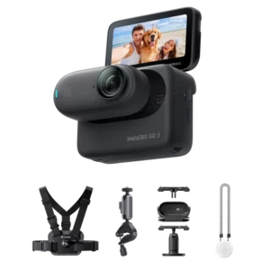 Insta360 GO 3 拇指相機 (黑色/128GB/騎行套餐) 運動相機