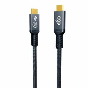 EGO Wiry Max 240W USB4.0 Type-C to C 數據線 (50cm) 傳輸線