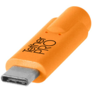 Tether Tools TetherPro USB-C 轉 Micro-USB 3.0 Type-B 數據線 (15′/橙色) 線材