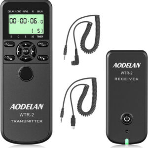 AODELAN WTR-2 Wireless Shutter Cable 無線定時快門遙控 (Canon F8專用) 其他配件