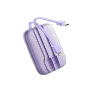 Infinity Mini-6 PLUS GAN 6000MAH 自帶線充電器 (紫色) 行動電源