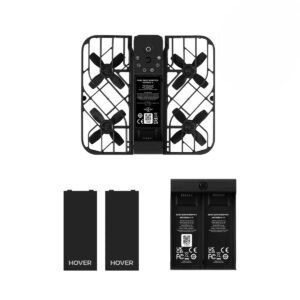 HOVERAir X1 Smart Combo 超輕飛行相機套裝 (附2電池加隨身雙位充電座 / 黑色) 航拍機