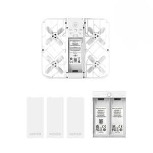 HOVERAir X1 Smart Combo 超輕飛行相機套裝 (附3電池加隨身雙位充電座 / 白色) 航拍機