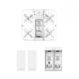 HOVERAir X1 Smart Combo 超輕飛行相機套裝 (附2電池加隨身雙位充電座 / 白色) 航拍機