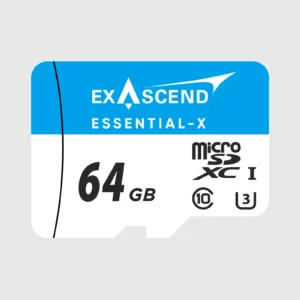 Exascend Essential-X 系列 U3 micro-SD 記憶卡 (64GB)