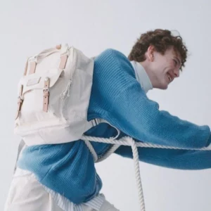 Doughnut Macaroon Organic Cotton Series 16L 背包 (米黃) 新上架