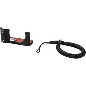 SmallRig 4879 Leather Half Case Kit 半包皮套配編織手腕帶套裝 (Fujifilm X-M5適用 / 黑色)