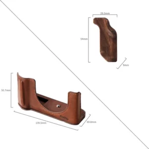 SmallRig 5268 真皮相機套 (Fujifilm GFX100RF 適用/棕色) GFX100RF 配件優惠