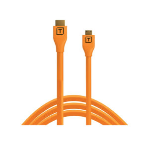 Tether Tools TetherPro HDMI Mini 轉 HDMI 2.0 傳輸線 (15’/橙色) 線材 Tether Tools TetherPro HDMI Mini 轉 HDMI 2.0 傳輸線 (15’/橙色) 線材