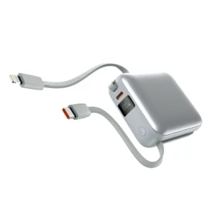 XPower MINI POCKET Type-C 數顯10000mAh PD+PPS迷你移動電源 (銀色) 新上架 XPower MINI POCKET Type-C 數顯10000mAh PD+PPS迷你移動電源 (銀色) 新上架