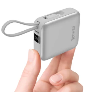 XPower MINI POCKET Type-C 數顯10000mAh PD+PPS迷你移動電源 (銀色) 新上架 XPower MINI POCKET Type-C 數顯10000mAh PD+PPS迷你移動電源 (銀色) 新上架