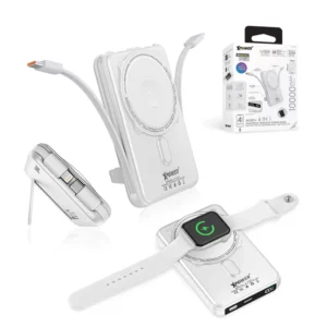 XPower M10C+ 6合1多功能數顯10000mAh 20W PD3.0 + 磁吸無線移動電源 (白色) 新上架 XPower M10C+ 6合1多功能數顯10000mAh 20W PD3.0 + 磁吸無線移動電源 (白色) 新上架