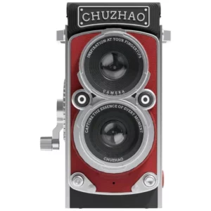 [二人世界] 套裝 Chuzhao M1 手動搖桿復古數碼相機 (黑色+紅色) 會員特賞優惠