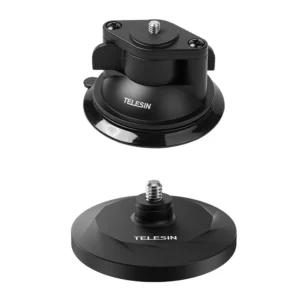 Telesin MAG-003 Magnetic Base and Suction Cup Base Set 磁吸吸盤底座
