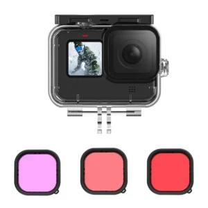 Telesin GP-WTP-904 45M Diving Case with Color Filter 防水殼濾鏡套裝 (適用於Gopro Hero 13 12 11 10 9)
