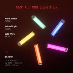 Photoolex B600 RGB Magnetic Tube Light 磁吸燈棒 新上架