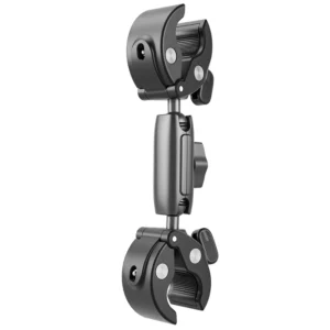 Telesin GP-HBM-001-D Double-headed Crab Clamp Bike/Moto Pipe Clamp 雙頭蟹鉗車管夾