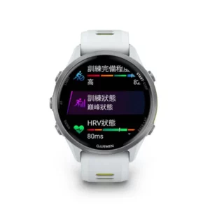 Garmin Forerunner 970 GPS 全方位鐵人運動錶 (逐夢白 / 躍動黃護蓋設計) 手錶