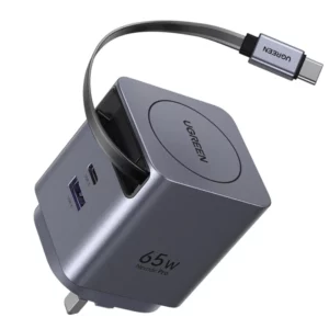 Ugreen Nexode Pro 65W GaN 快充充電器 (附可伸縮線) 充電器 Ugreen Nexode Pro 65W GaN 快充充電器 (附可伸縮線)